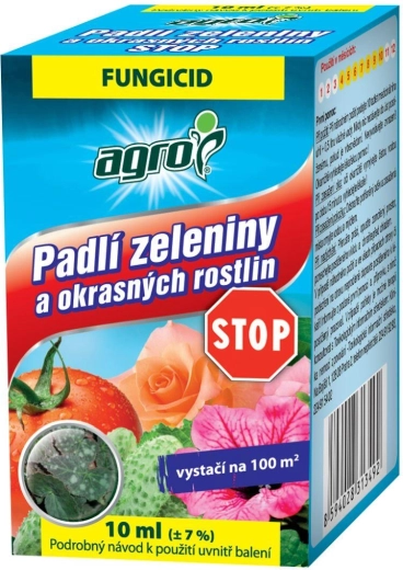 STOP miltrasa – sistēmisks fungicīds dārzeņiem un dekoratīvajiem augiem 10 ml