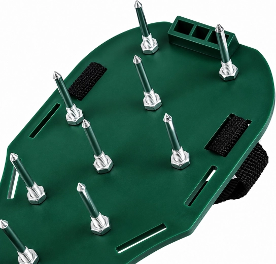 Lawn aerator shoe spikes with metal spikes - 1 piece