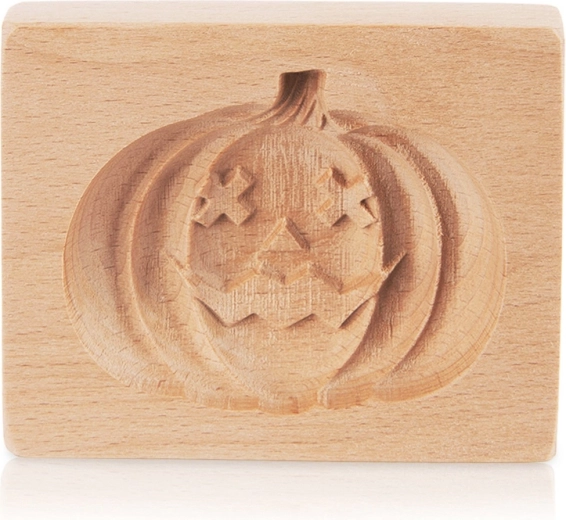 Wooden cookie stamp - Halloween pumpkin 10 × 8 cm