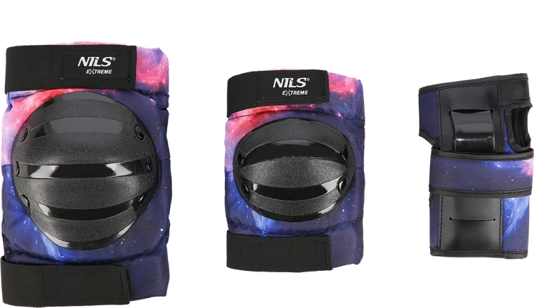 NILS Extreme protective gear set for wrists, elbows and knees – S