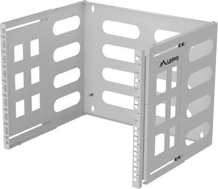 Wall-mounted RACK 19" bracket 8U, depth 400/240 mm, gray