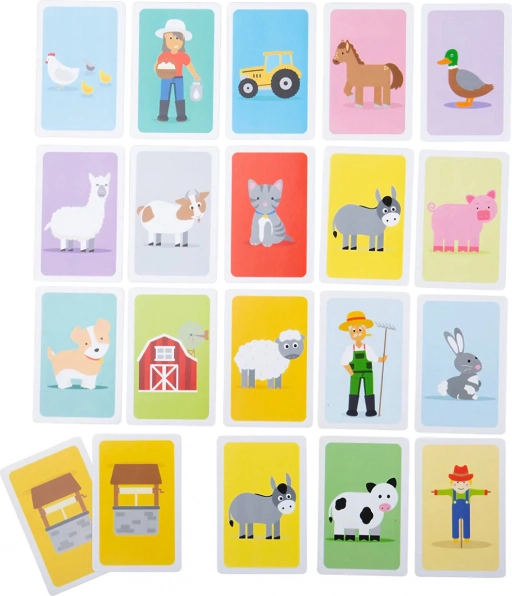 Kāršu spēle Snap! Ferma no Bigjigs Toys