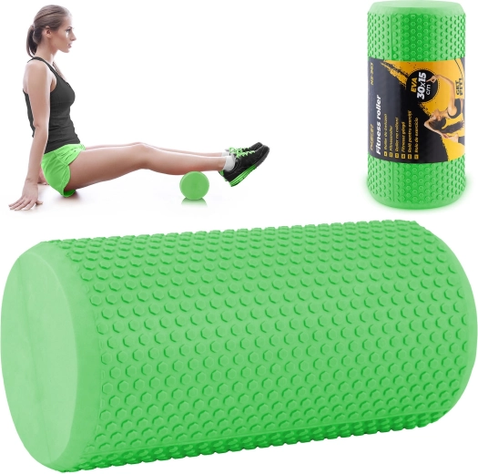 Masāžas putu rullis EVA 30 × 15 cm zaļš Neo-Sport