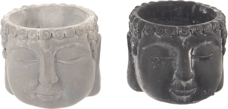 Decorative cement Buddha planter 12 × 11 × 10 cm