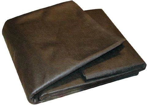 Neaustais audums 3,2 × 5 m melns UV 50 g/m²