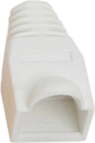 White cable strain relief boot for 8P8C connector