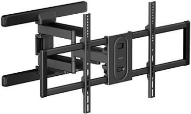 Universāls TV sienas kronšteins 43–100" līdz 60 kg, grozāms