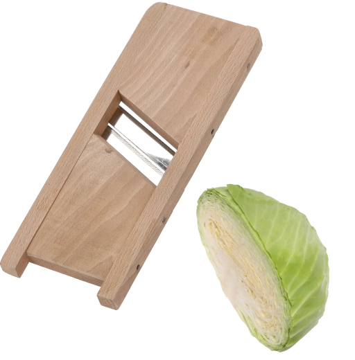 Koka divu asmeņu kāpostu rīve 25 × 13 cm
