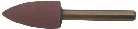 Slīpēšanas uzgalis ogivāls 16 × 32 mm ar 6 mm kātiņu, graudainība 60