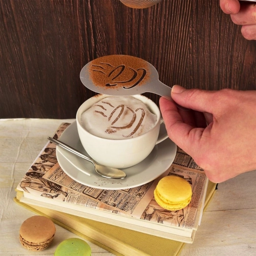 Efektīgs latte art dažu sekunžu laikā