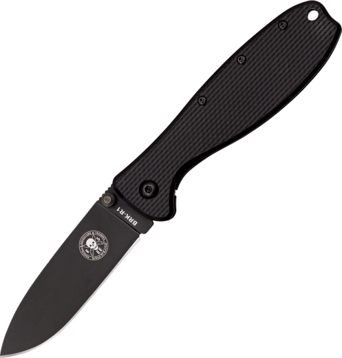 Saliekamais nazis ESEE Zancudo Black, 7,7 cm, pilnībā melns, FRN
