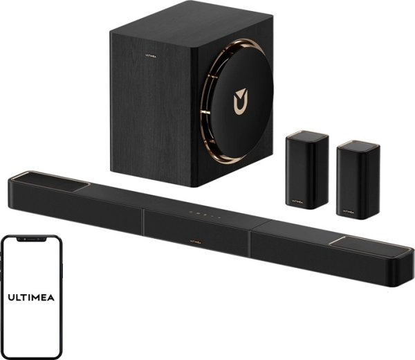 Ultimea Skywave X60 soundbar with Dolby Atmos 7.1.4 and subwoofer