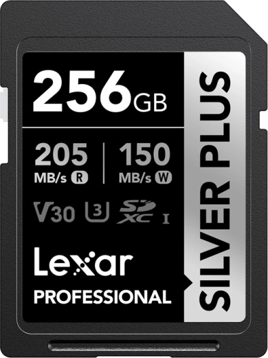Lexar Professional Silver Plus SDXC memory card 256 GB