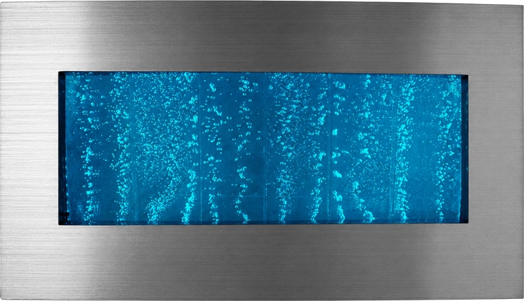 Wall-mounted bubble water wall with RGB LED lighting 95 × 55 × 11.5 cm