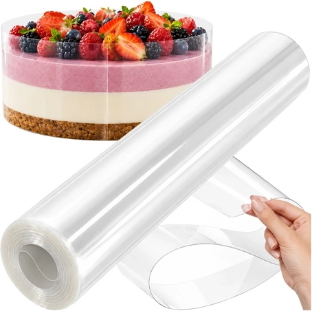 Ruhhy confectionery cake collar film PET 20 cm x 10 m