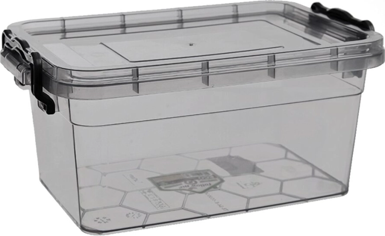 Zems taisnstūrveida uzglabāšanas kaste Grey Multi 1,75 l