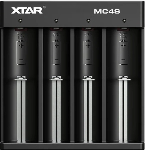 Li-ion un Ni-MH akumulatoru lādētājs XTAR MC4S - 1 gab.