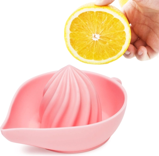 Rozā silikona citronu spiede