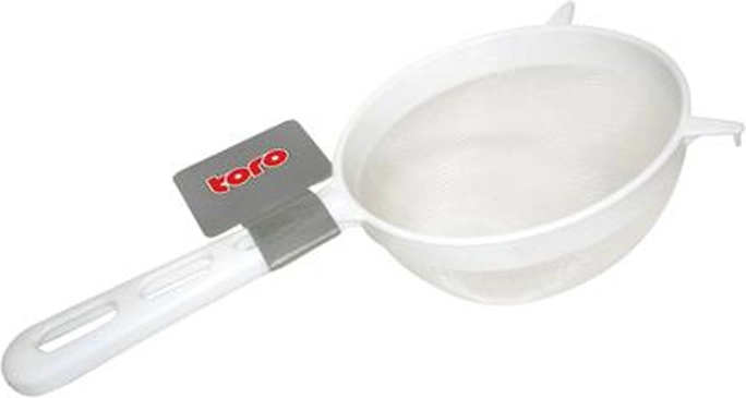 Plastmasas siets TORO 7 cm ar rokturi un āķīti