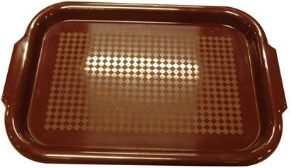Plastic serving tray 39 × 26 cm, color mix