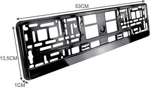 Universal frame for European license plates