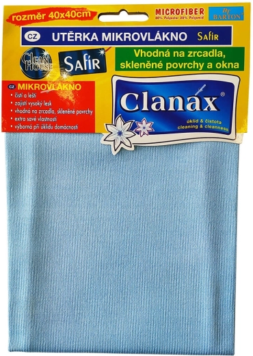 Mikrošķiedras lupatiņa stiklam SAFĪR 40 × 40 cm, 290 g/m²