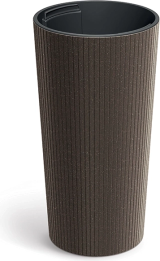 Puķu pods Lamia Slim Eco Wood kafijas krāsā