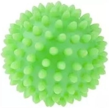 Fizjo rehabilitation massage ball with spikes 6.6 cm green - 1 piece
