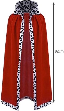 Royal cape with faux fur