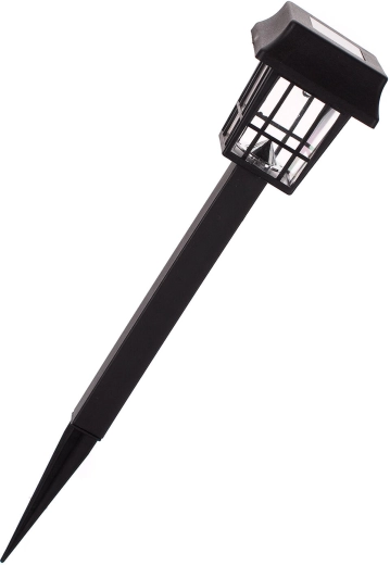 Saules dārza lampa 1 LED melna