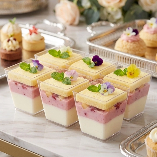 Ideal for mini desserts and refreshments