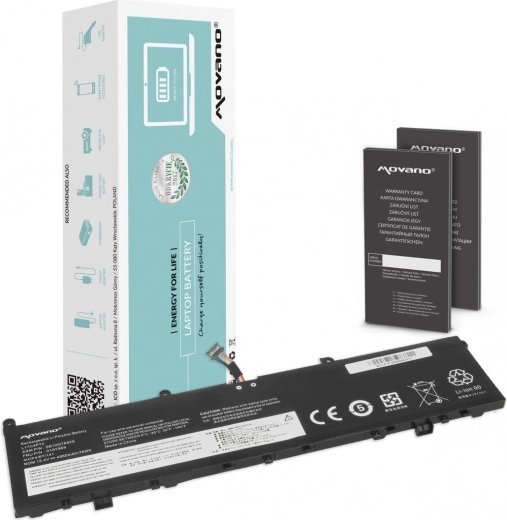 Movano Battery for Lenovo ThinkPad P1 and X1 Extreme 1st and 2nd Generation, 4960 mAh, 76 Wh