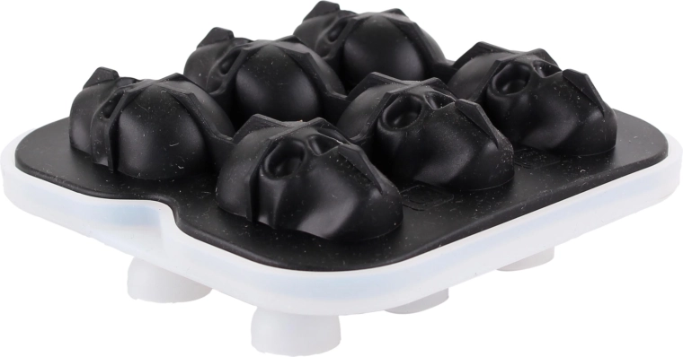 Silicone Ice Mold – Skulls, 6 cubes