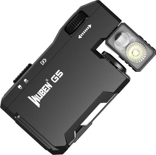 Kabatas lukturītis Wuben G5 400 lm, melns