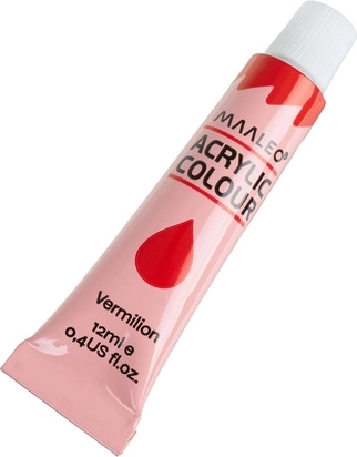 24 akrila krāsas ar izteikti bagātīgu toni