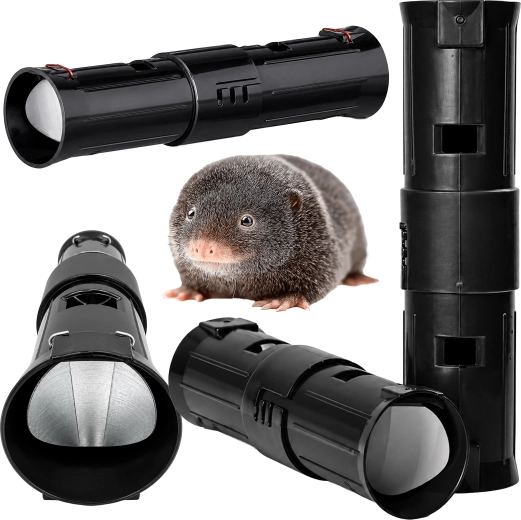 Live trap for moles and voles