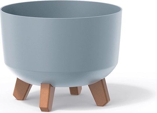 Puķu pods uz kājiņām Gracia Standard 23,5 cm – gaiši pelēks