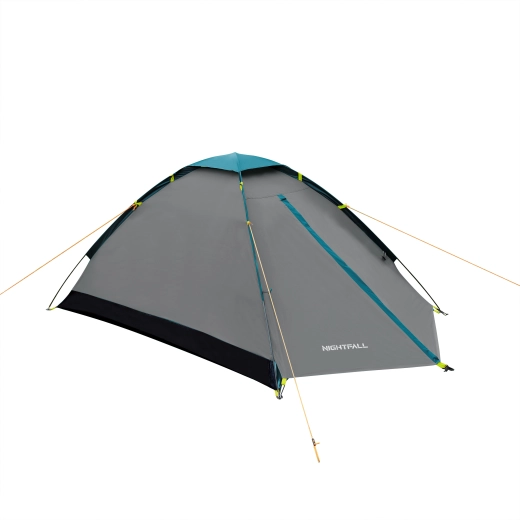 NILS Camp Nightfall hiking tent for 2 people, grey/blue