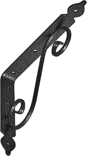 Shelf Bracket 240 × 190 mm, Black