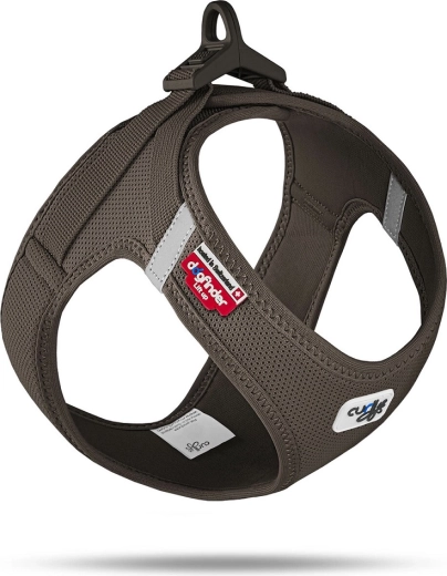 Curli suņu iejūgs Air-Mesh brūns, izmērs L (8–13 kg)