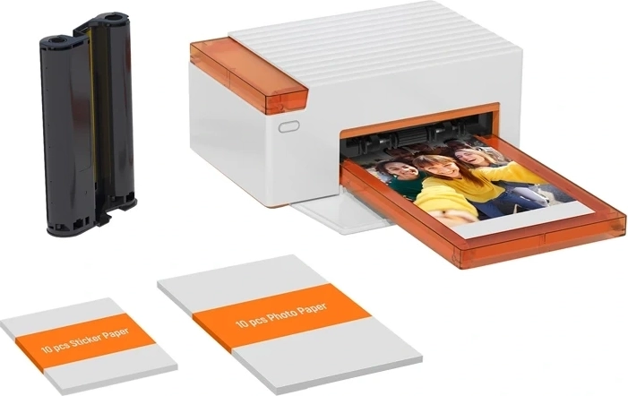 Liene Amber M210 Photo Printer 10 × 15 cm with 10 Sheets of Paper