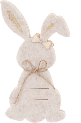 Spring bunny motif as a table decoration