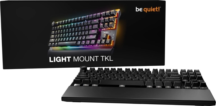 Be quiet! light mount TKL klusa lineārā mehāniskā tastatūra