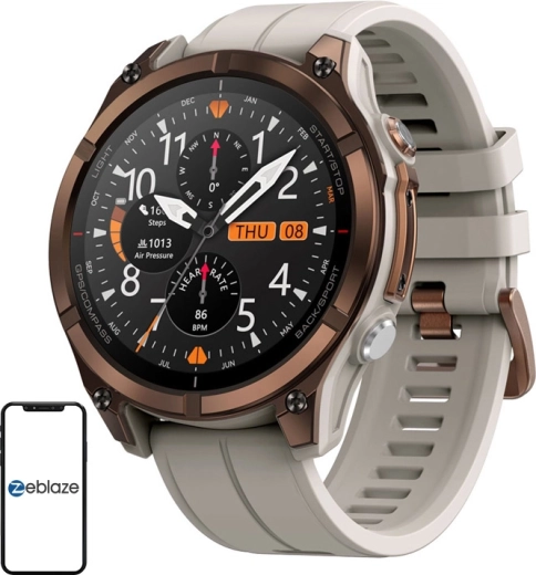 Zeblaze Stratos 4 Pro outdoor smart watch brown