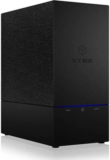 Ārējais ICY BOX korpuss 2× 3,5" HDD ar RAID un USB 3.0