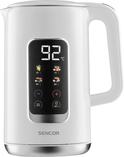 Sencor elektriskā tējkanna ar temperatūras regulēšanu