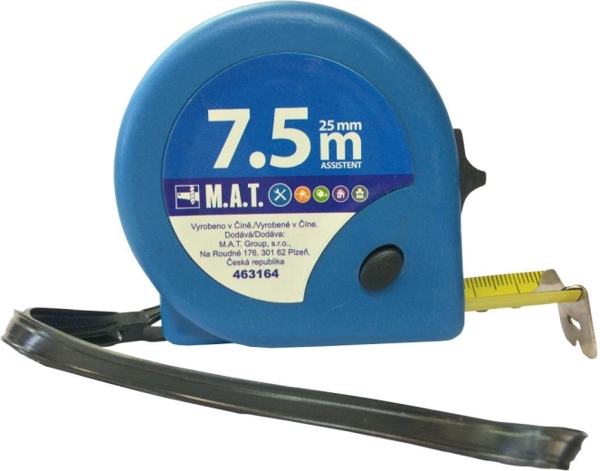 Svinamais mērlente 7,5 m × 25 mm ASSISTENT