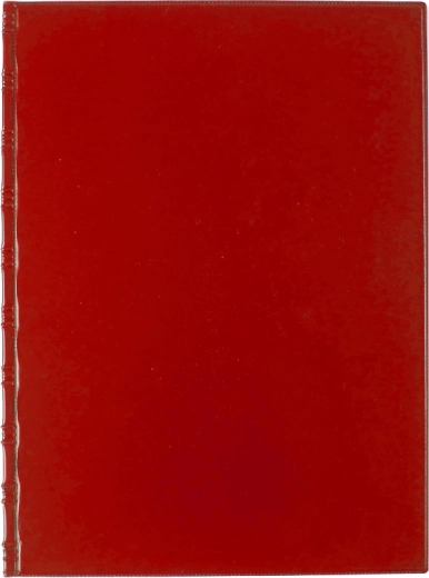 A4 mape ar vairākām kabatām Classic sarkanā