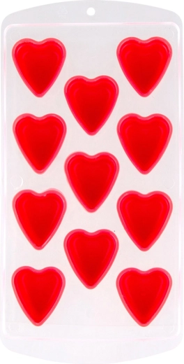 Altom Design boat-shaped baking dish with hearts, 21 × 11 × 2 cm