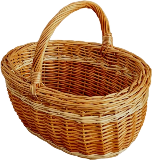 Mazāks lakota klūgu augļu grozs 32 × 28 × 25 cm